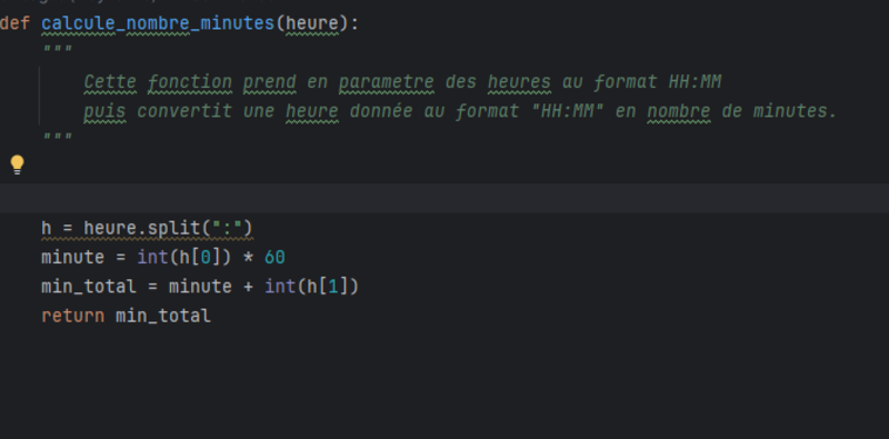 Fonction de calcul